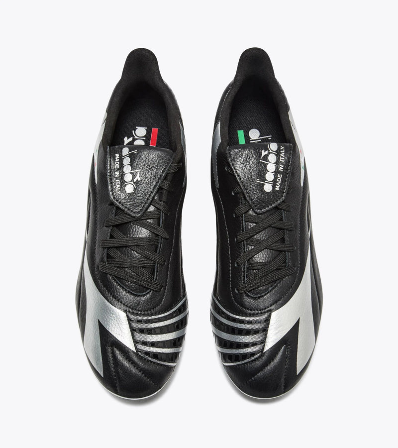 Diadora Maximus Elite ITA T SLX FG Firm Ground Football Boots Black/Silver