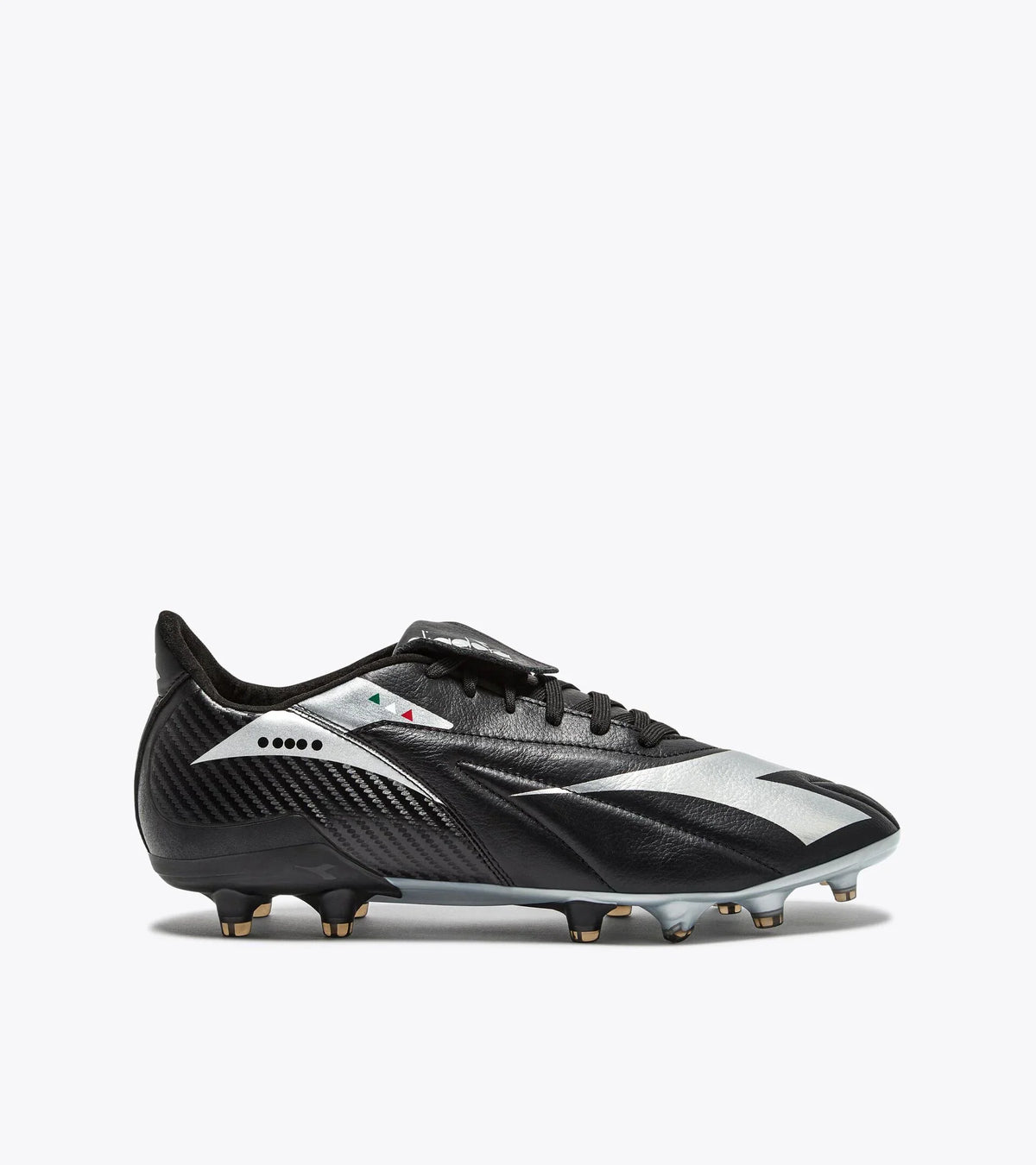 Diadora Maximus Elite ITA T SLX FG Firm Ground Football Boots Black/Silver