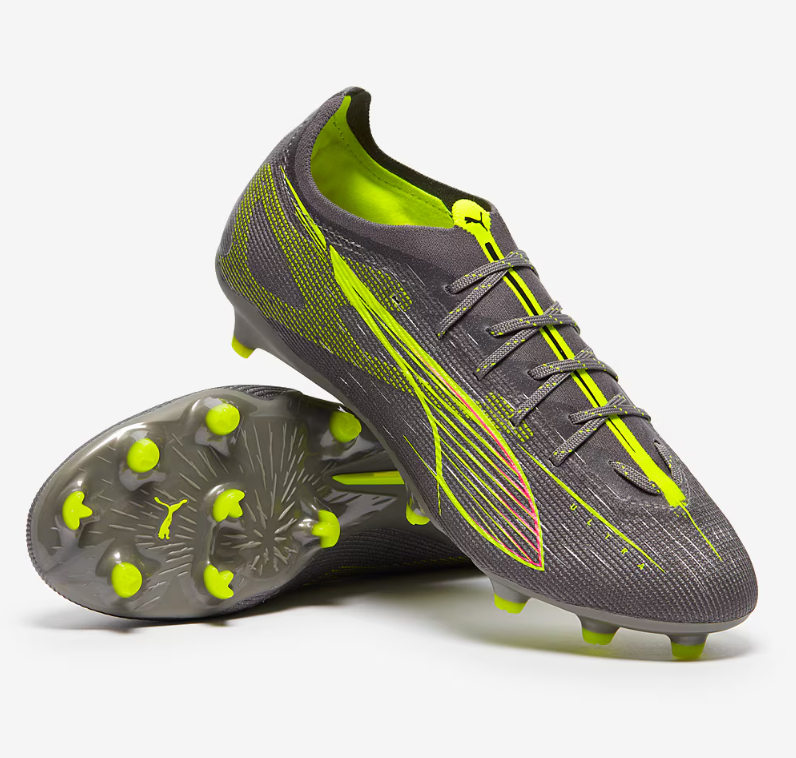 PUMA Ultra 5 Pro FG/AG Firm/Multi-Ground Football Boots Silver