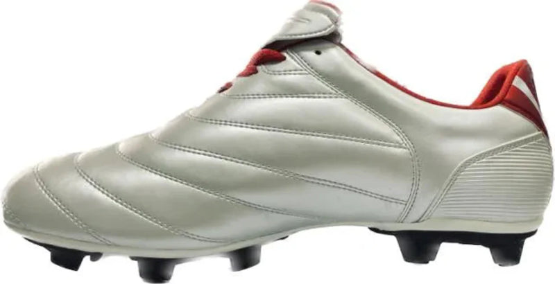 Lotto Kaos II Jr Firm Ground Football Boots White/Red