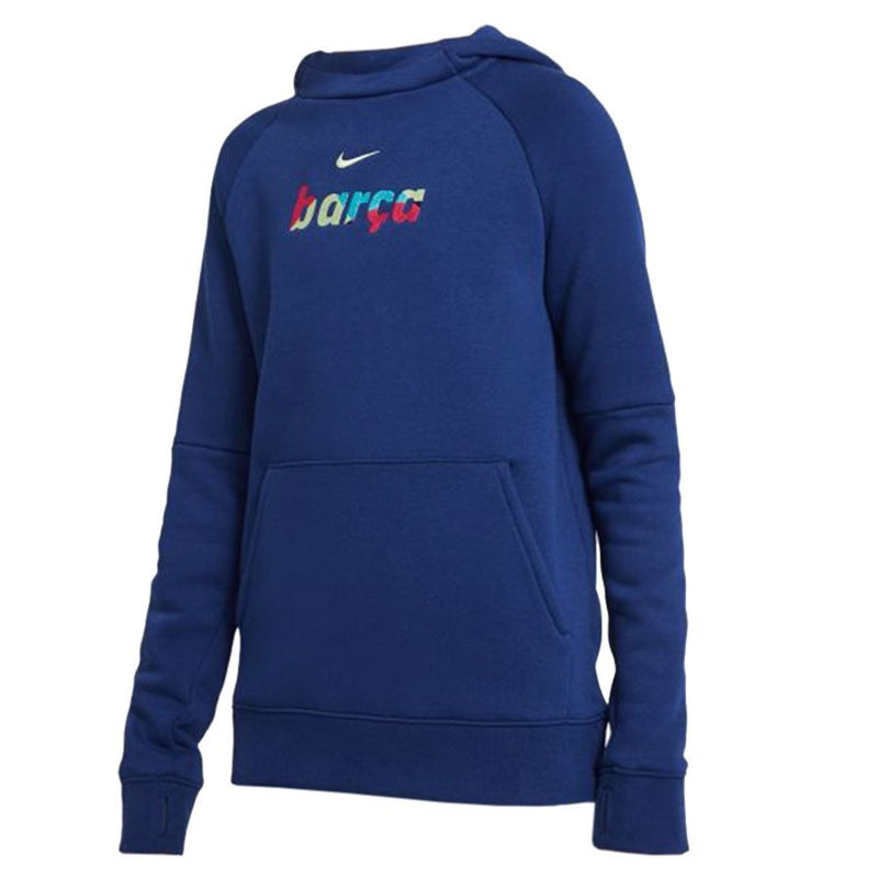 Nike  Barcelona Fleece Hoodie Blu