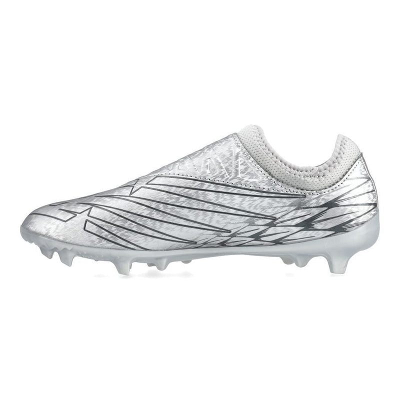 New Balance  Kid's Furon V7 Dispatch JR FG Firm Ground Football Boots Silver