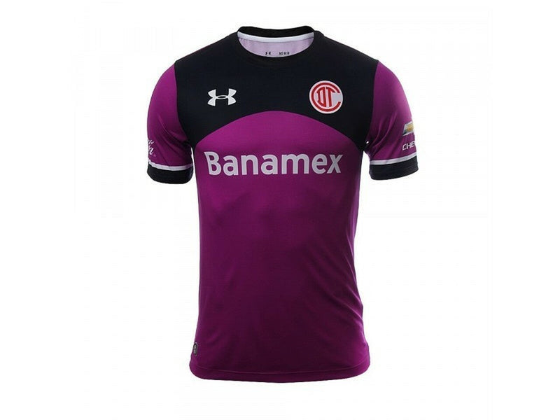 Under Armour Toluca 2015/2016 Official Third Goal Keeper Jersey - Purple Black