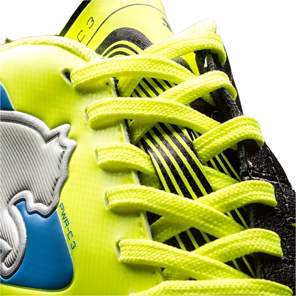 PUMA JR PowerCat 3 FG Firm Ground Boots Black/Fluorescent