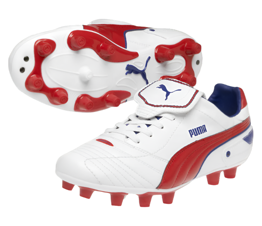 PUMA Esito Finale I FG Firm Ground Football Boots White/Red/Royal