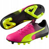 PUMA Evospeed 1.5 Tricks FG Firm Ground Football Boots Pink Glo/Safety Yellow
