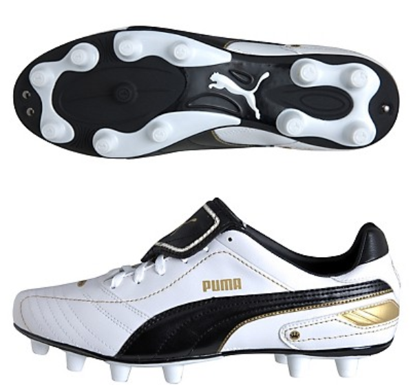 PUMA Esito Finale I FG Firm Ground Football Boots White/Gold