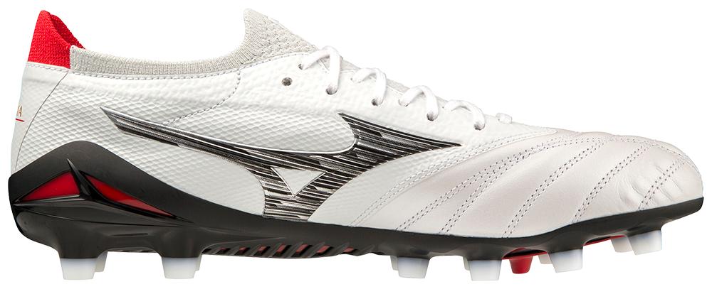 MIZUNO Morelia Neo IV Beta Made in Japan Firm Ground White/Black/Red