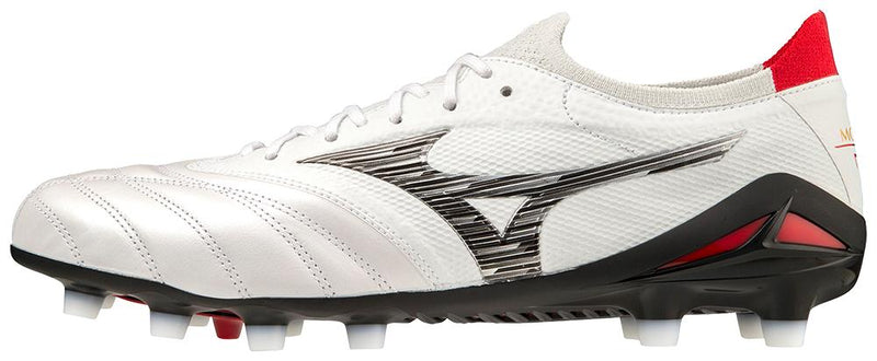 MIZUNO Morelia Neo IV Beta Made in Japan Firm Ground White/Black/Red