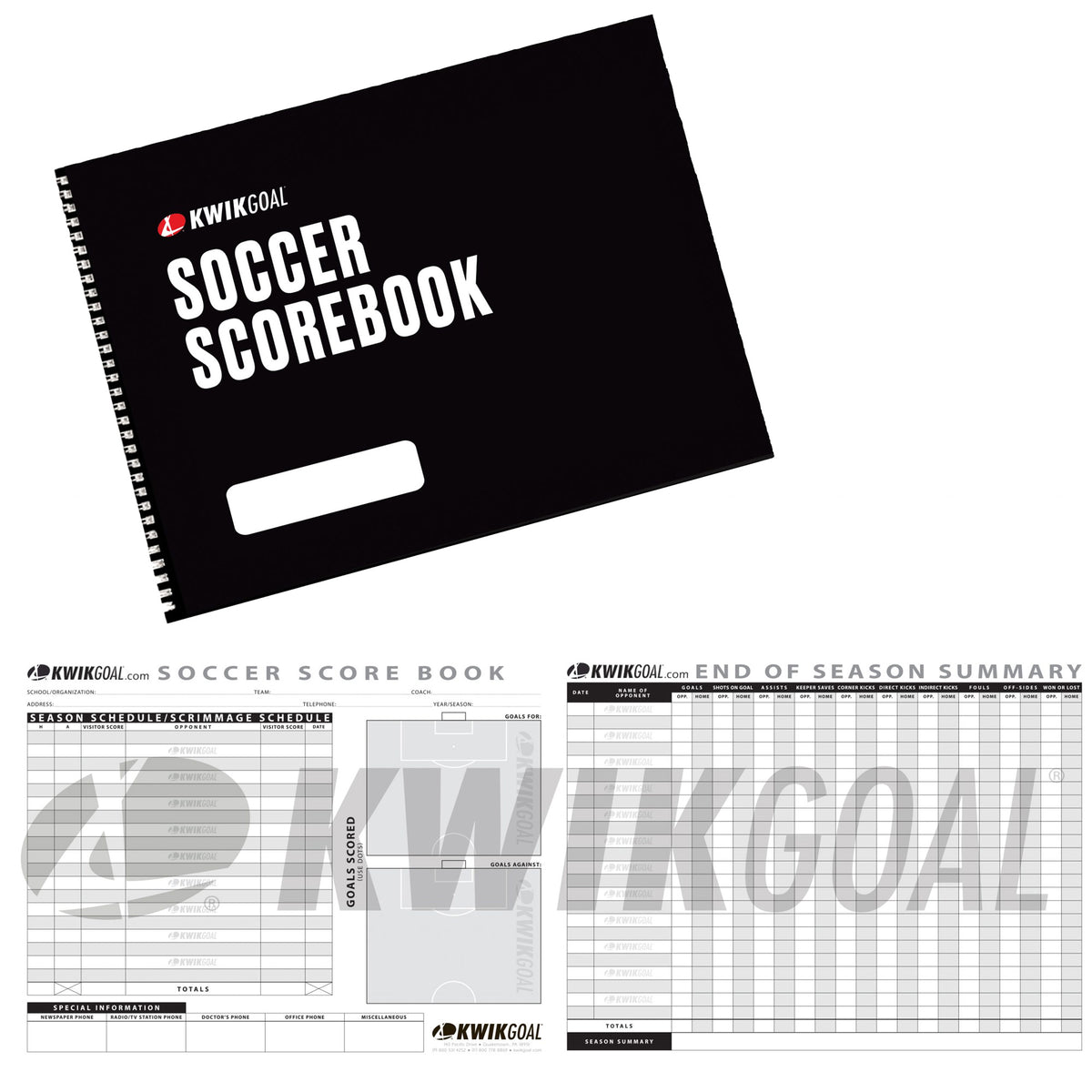 Kwikgoal Soccer Score book