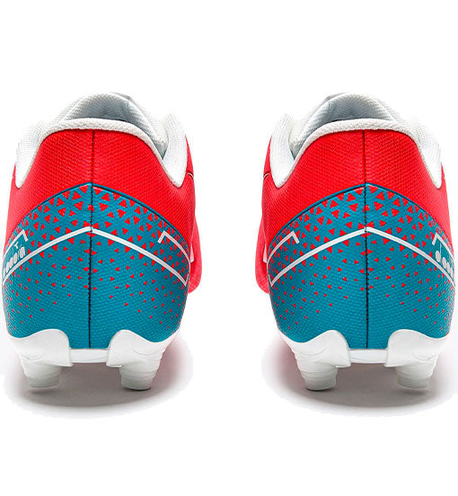 Diadora Pichichi 6 MD JR Firm Ground Football Boots Fluor Red/Blue