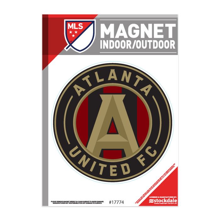 WinCraft Atlanta United FC Outdoor Magnets Red/Black