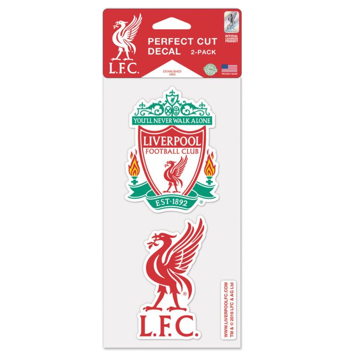 Wincratf Liverpool Perfect Cut Decal Set OF Two 4"X4"