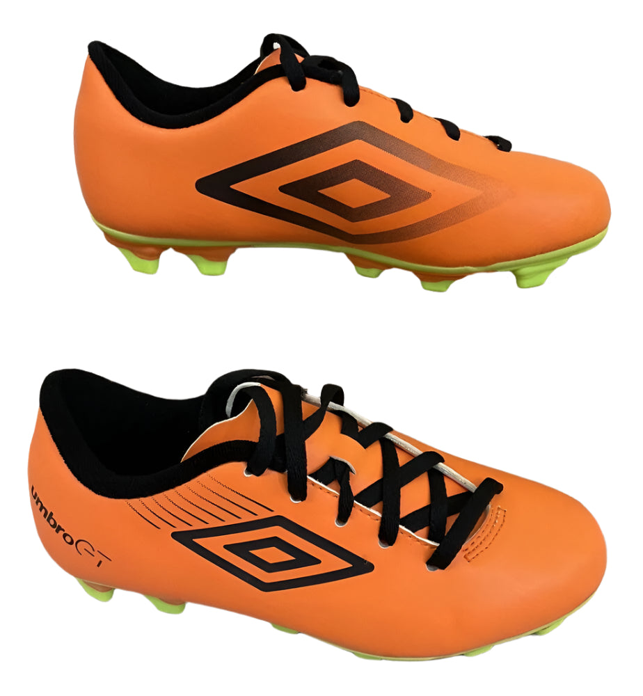 Umbro GT II Shield FG Firm Ground Football Boots Orange/Green