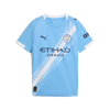 PUMA Youth Manchester City Home Jersey 25 Light Blue/White