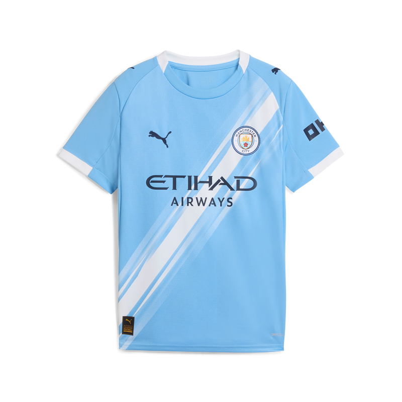 PUMA Youth Manchester City Home Jersey 25 Light Blue/White