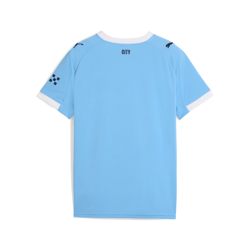 PUMA Youth Manchester City Home Jersey 25 Light Blue/White