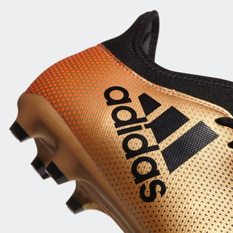 adidas X 17.3 FG Firm Ground Boots Tactile Gold Metallic/Black/Red