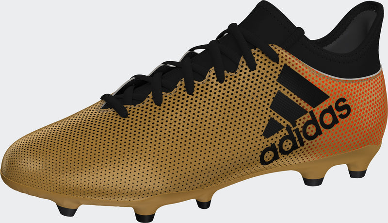 adidas X 17.3 FG Firm Ground Boots Tactile Gold Metallic/Black/Red