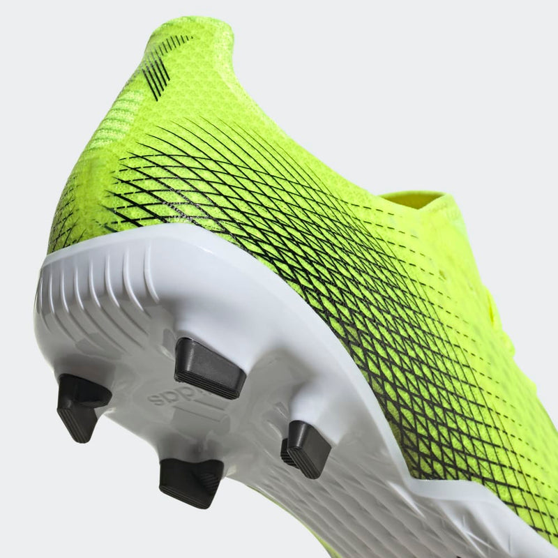 adidas X Ghosted 3 FG Firm Ground Football Boots Bright Yellow/Black/White