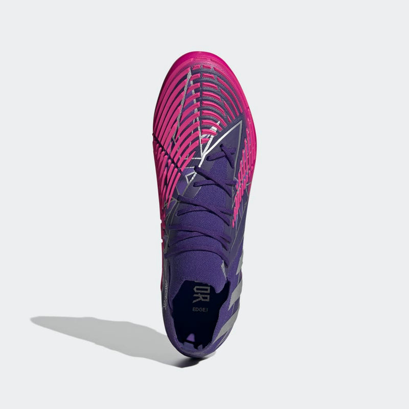 adidas Predator Edge.1 FG Low Firm Ground Boots Team College Purple/Silver Metallic/Team Shock Pink