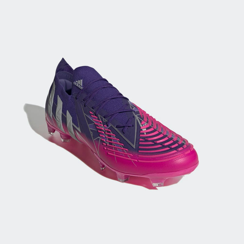 adidas Predator Edge.1 FG Low Firm Ground Boots Team College Purple/Silver Metallic/Team Shock Pink