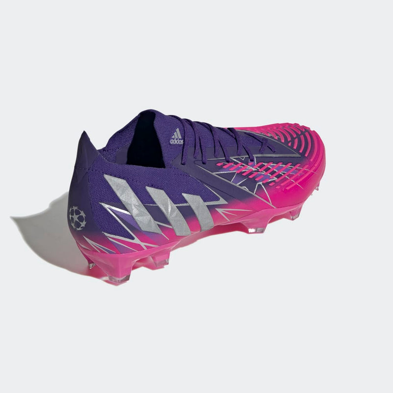 adidas Predator Edge.1 FG Low Firm Ground Boots Team College Purple/Silver Metallic/Team Shock Pink