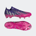 adidas Predator Edge.1 FG Low Firm Ground Boots Team College Purple/Silver Metallic/Team Shock Pink