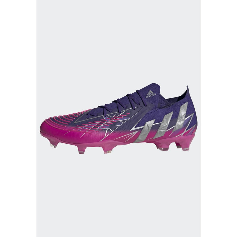 adidas Predator Edge.1 FG Low Firm Ground Boots Team College Purple/Silver Metallic/Team Shock Pink