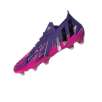 adidas Predator Edge.1 FG Low Firm Ground Boots Team College Purple/Silver Metallic/Team Shock Pink
