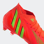 adidas Predator Edge.1 FG Firm Ground Boots Solar Red/Solar Green/Black