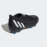adidas Kid's Predator EDGE 3 FG J Firm Ground Soccer Cleats Black/White