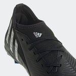 adidas Kid's Predator EDGE 3 FG J Firm Ground Soccer Cleats Black/White