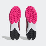 adidas Kid's X Speedportal.3 TF J Turf Football Boots Black/Pink