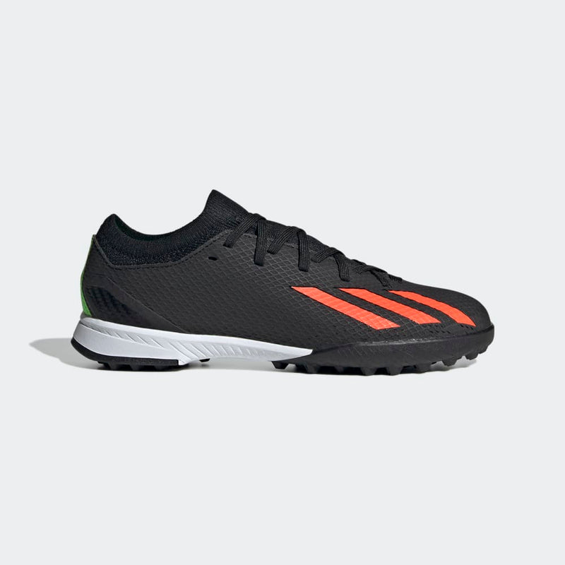 adidas Kid's X Speed Portal 3 TF J Turf Football Boots Black/Red