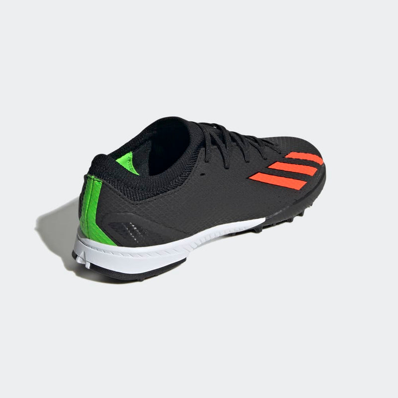 adidas Kid's X Speed Portal 3 TF J Turf Football Boots Black/Red