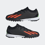 adidas Kid's X Speed Portal 3 TF J Turf Football Boots Black/Red