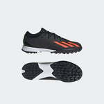 adidas Kid's X Speed Portal 3 TF J Turf Football Boots Black/Red