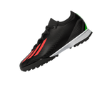 adidas Kid's X Speed Portal 3 TF J Turf Football Boots Black/Red