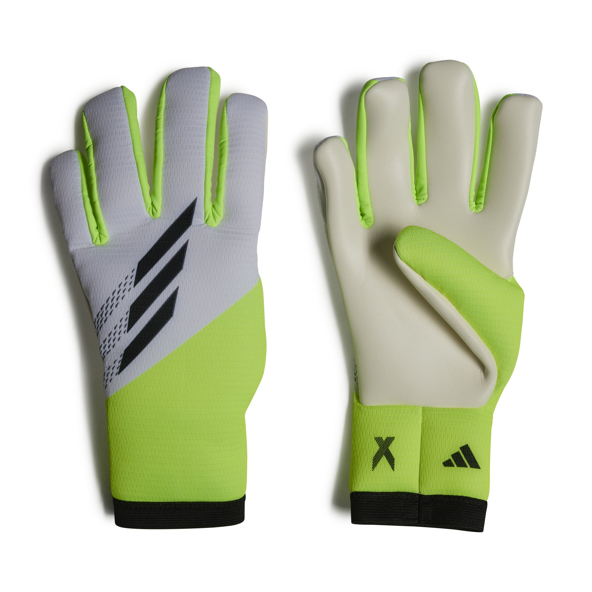 Adidas Predator Gloves Pro Hybrid Goalkeeper White/Lucid Lemon / 10