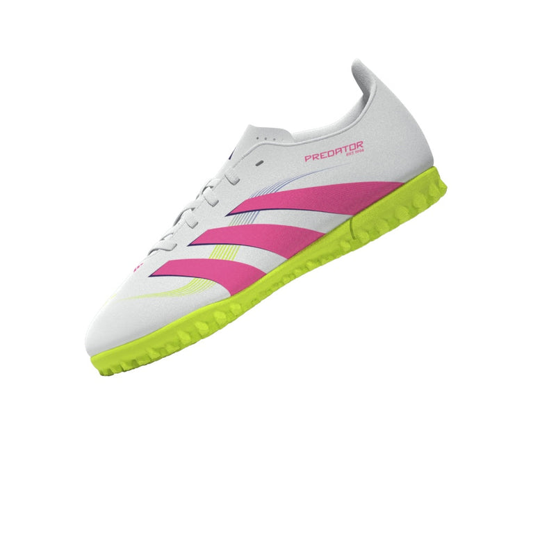 adidas Predator Club Turf Boots Junior White/Pink
