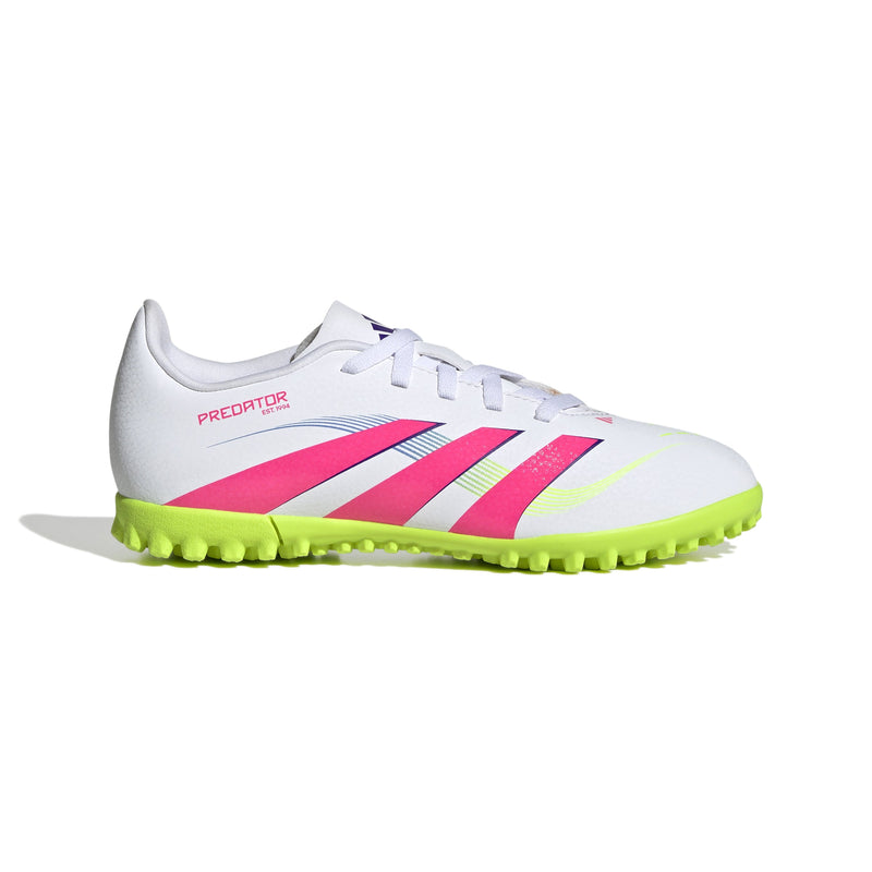 adidas Predator Club Turf Boots Junior White/Pink