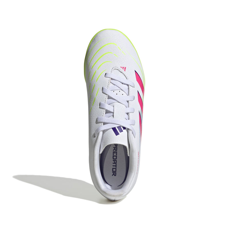 adidas Predator Club Turf Boots Junior White/Pink