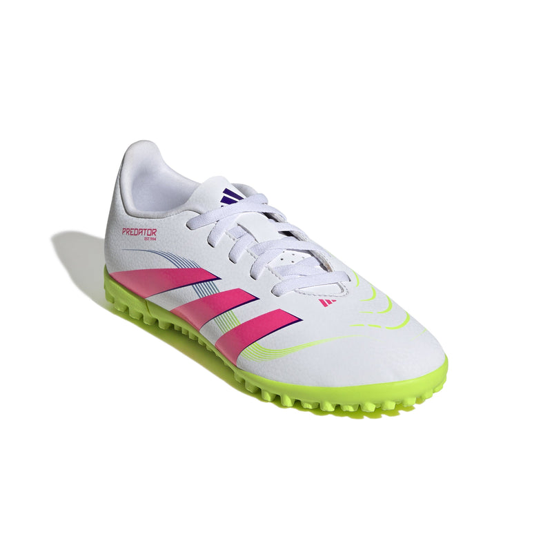 adidas Predator Club Turf Boots Junior White/Pink