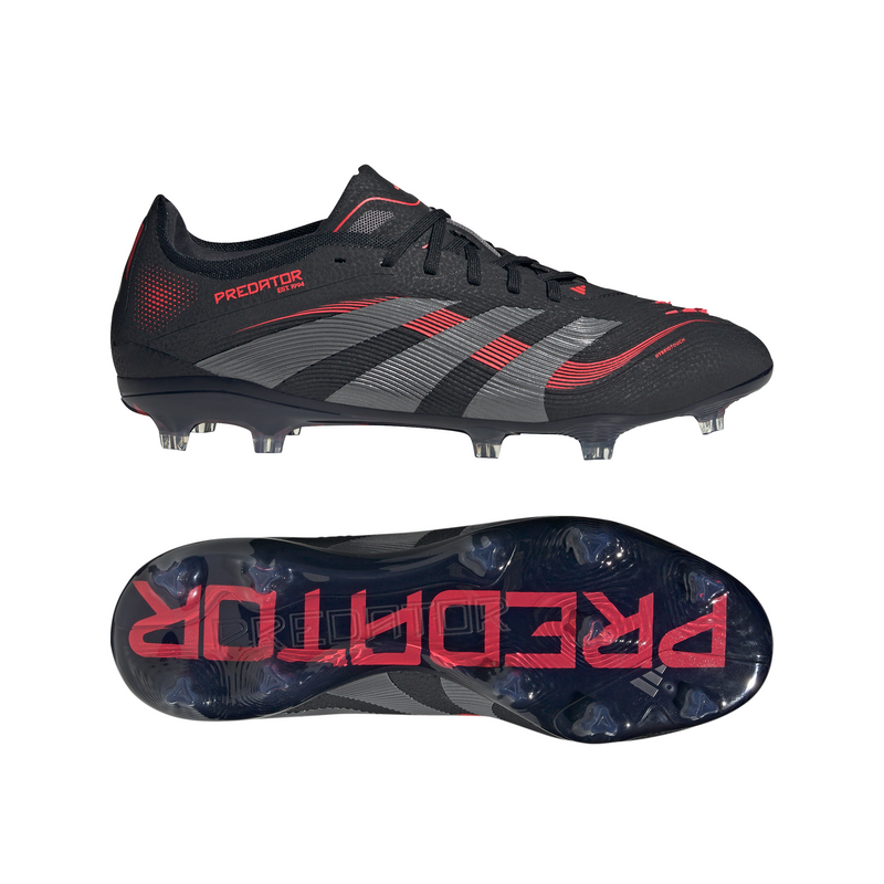 adidas Predator Pro Firm Ground Boots Black/Red