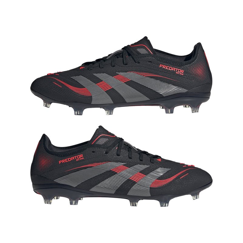 adidas Predator Pro Firm Ground Boots Black/Red