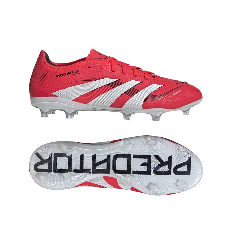 adidas Predator Pro FG Firm Ground Boots Red/White