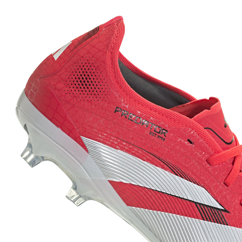 adidas Predator Pro FG Firm Ground Boots Red/White