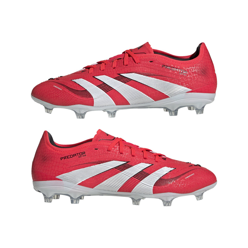 adidas Predator Pro FG Firm Ground Boots Red/White