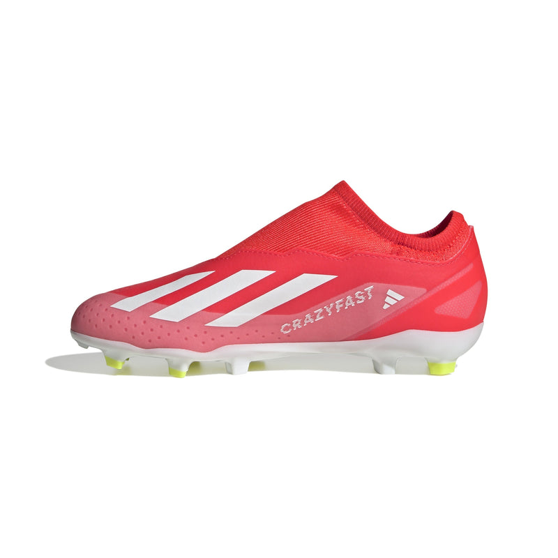 adidas X Crazyfast League Laceless FG Junior Firm Ground Soccer Cleats